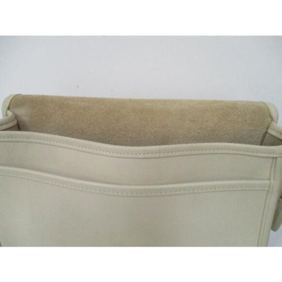 *Coach Vintage Shoulder Cream Leather Cross Body Bag - Picture 9 of 12